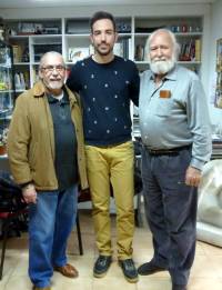 Con Rubén Belloso y Mario Sanz